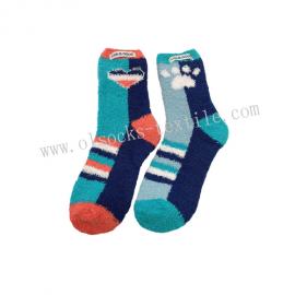 LADIES JACQUARD COSY SOCKS