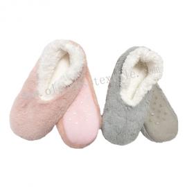 WINTER COZY FAUX FUR INDOOR SOCKS